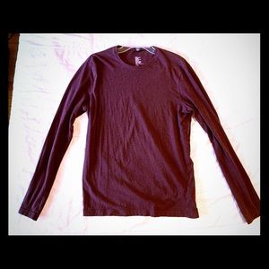 Men’s H&M Burgundy Long Sleeve Shirt | Large